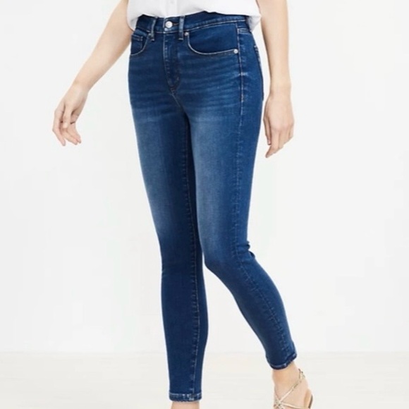 Loft Curvy Skinny Jeans Size 6/28 - Picture 1 of 13